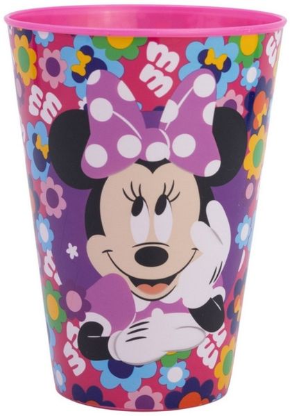 Storline Kinderbecher Disney Minnie Kinder 430 ml Trinkbecher für Kita & Frühstück, Plastik