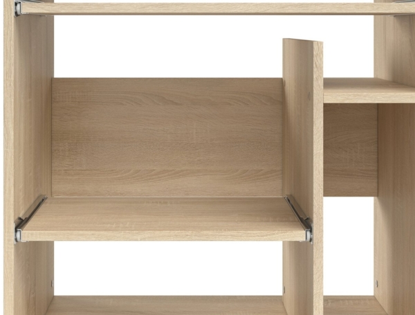 Computertisch auf Rollen,sonoma eiche Bild 3