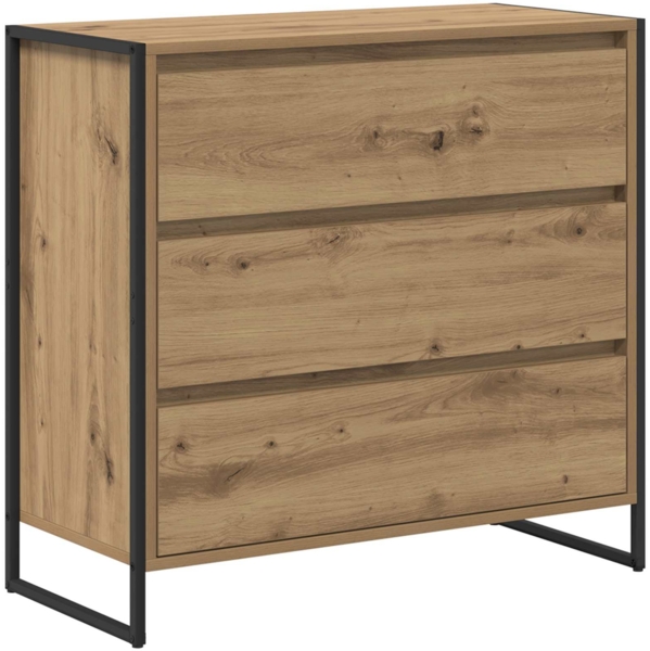 vidaXL Sideboard Kunsthandwerk Eiche 79 x 36 x 75.5 cm Holzwerkstoff 886599