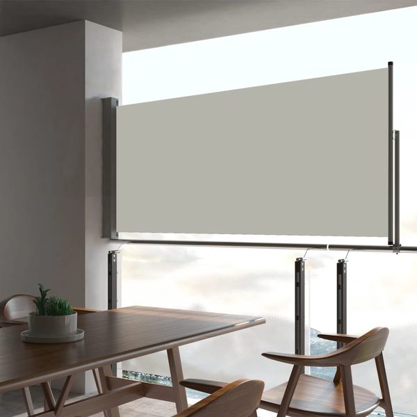 vidaXL Ausziehbare Seitenmarkise 60×300 cm Creme 48353