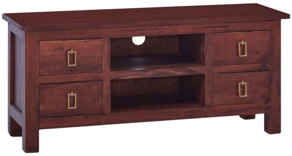 vidaXL TV-Schrank Klassisch Braun 100 x 30 x 45 cm Massivholz Mahagoni [288301]