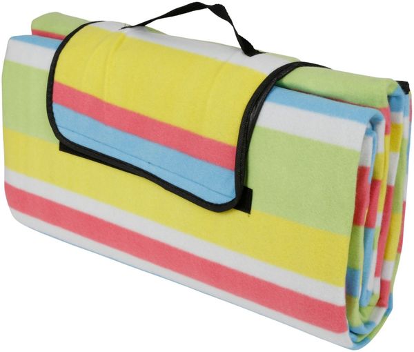Picknickdecke 200x200cm Strandmatte Campingdecke Reisedecke Stranddecke Decke