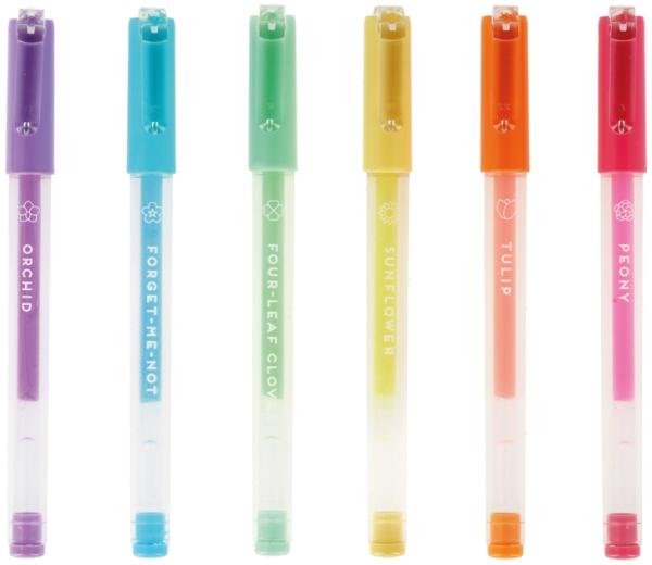 Legami Mini Gelstifte Im 6er-Set Spring Is In The Air Pastel Colours