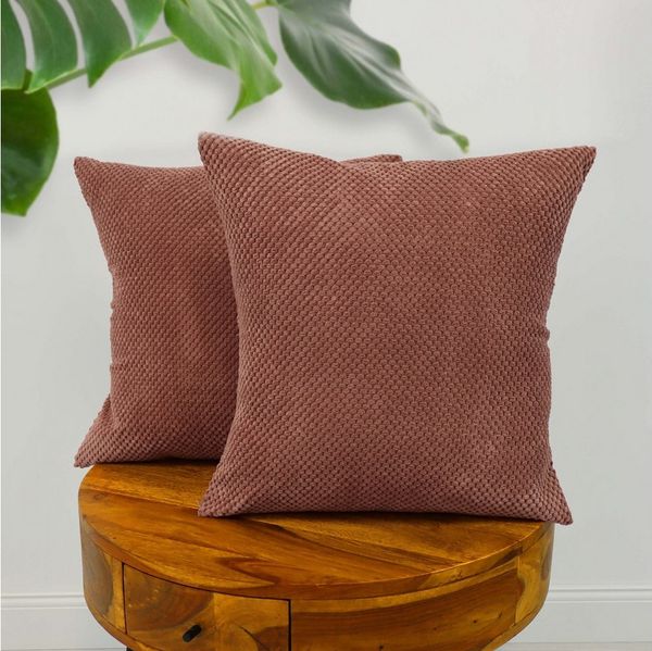 Amilian Kissenbezug 2er Set - Kissen Bezüge - Kissenhüllen - Zierkissenbezüge, (2 Stück), 40x40 cm, Kissenhülle für Sofakissen, Dekokissen, Kissen, Zierkissen