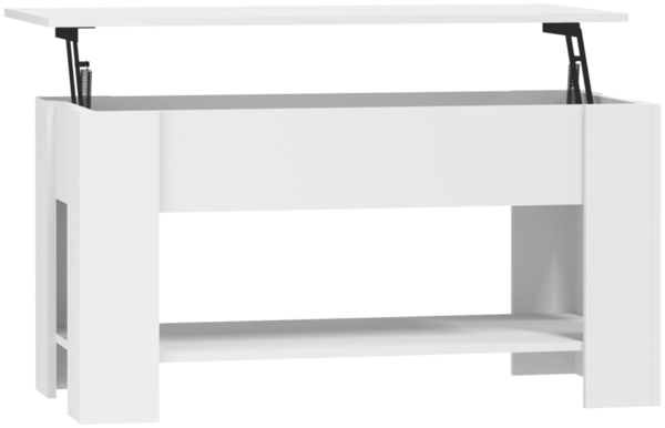 vidaXL Couchtisch Weiß 101 x 49 x 52 cm Holzwerkstoff [809701]