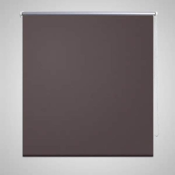 vidaXL Verdunkelungsrollo 104,4 x 230 cm, Stoffbreite 100 cm, Kaffeebraun 240155