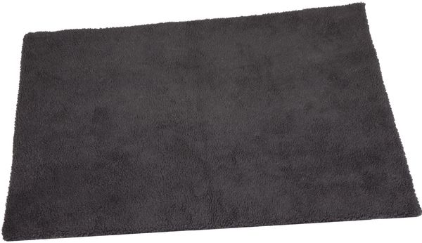 Selbstheizende Tierdecke ( Schwarz / 70x100cm ) - ÖKO TEX 100 - mit Reissverschluss, thermoisolierende, kuschelig weiche, waschbare Haustierdecke