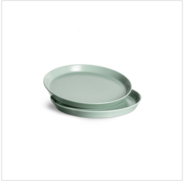 Springlane Geschirr-Set Sweet Scandi, Keramik, in verschiedenen Ausführungen und Sets, Keramik, 2er-Set Frühstücksteller Ø 19cm, spülmaschinen- & mikrowellengeeignet