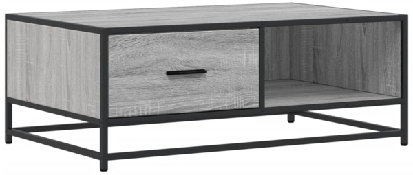 vidaXL Couchtisch Grau Sonoma 90x57x35 cm Holzwerkstoff und Metall 848757