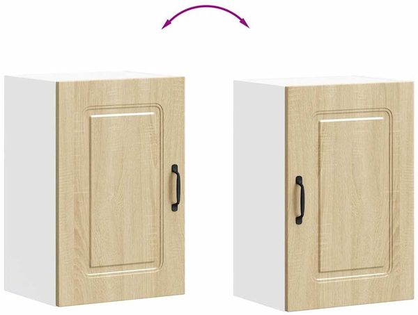 vidaXL Küchen-Hängeschrank Kalmar Sonoma-Eiche Holzwerkstoff 853550 Bild 9
