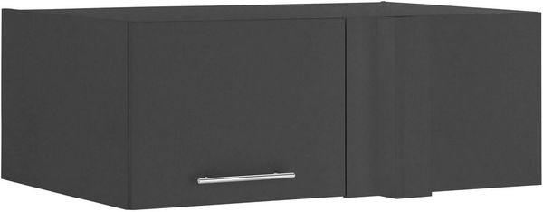 Laundreezy Schrankaufsatz für Waschmaschinenschrank, Anthrazit - Aufsatzschrank für zusätzlichen Stauraum in der Waschküche - 100 x 38 x 68 cm (B/H/T)