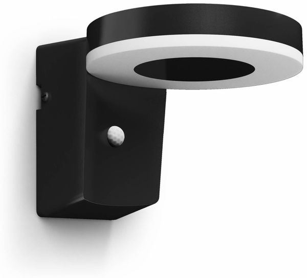 Solar Wandleuchte Zonal rund 21,4 x 16,7 x 14,2 cm schwarz