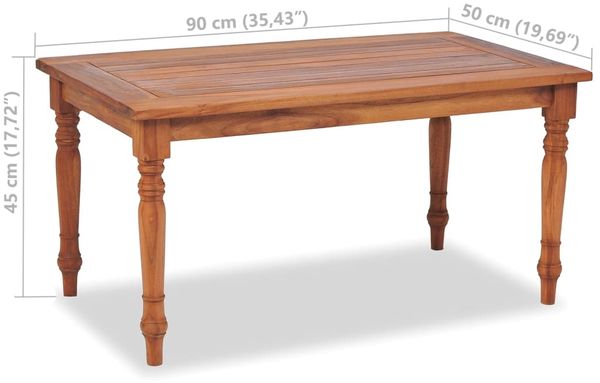 vidaXL 4-tlg. Garten-Lounge-Set mit Auflagen Massivholz Teak 43055 Bild 9