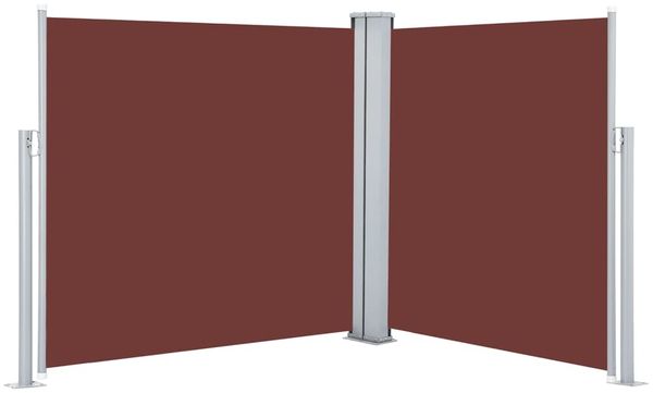vidaXL Ausziehbare Seitenmarkise Braun 120 x 600 cm 48451 Bild 2
