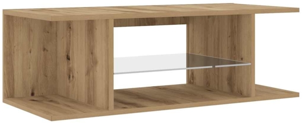 vidaXL TV-Schrank mit LED-Leuchten Artisan-Eiche 90x39x30 cm 856326 Bild 8