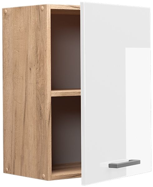 Vicco Küchenschrank Küchenzeile R-Line, Weiß Hochglanz, Hängeschrank 45 cm Bild 4