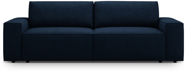 Micadoni Schlafsofa Jodie 3-Sitzer Boucle Dunkelblau