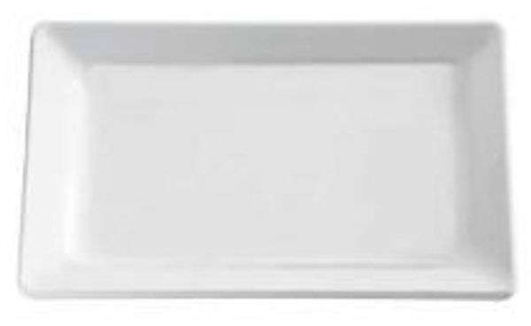 Schale Pure 2/4 GN 53x16 2x3 cm Rechteckig Melamin Weiß Stk