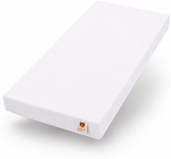 Best For Kids - Matratze Maxi 70x140 | kindermatratze - 100% Polycotton Einfach Waschbarer Bezug | kinderrollmatratze | Tragbar Matratze fur Kider | kindermatratze