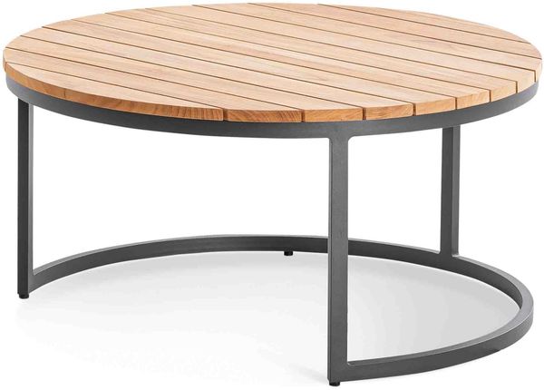 Niehoff Serra Loungetisch Aluminium/Teak