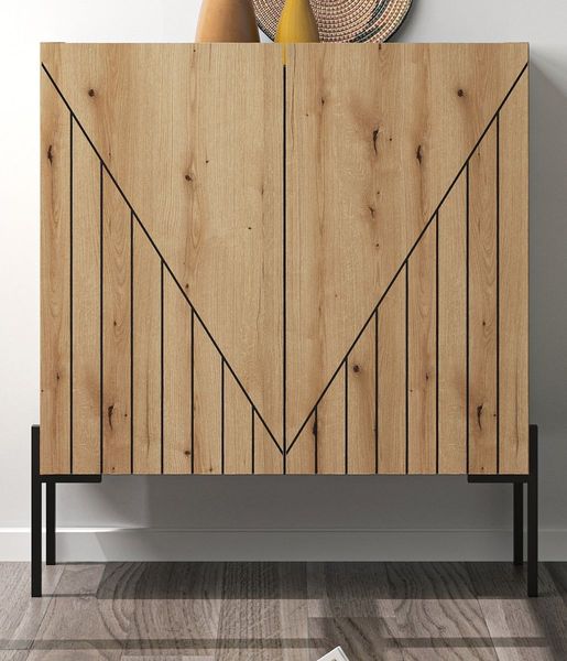 Kommode Norick in Evoke Eiche 80 x 91 cm