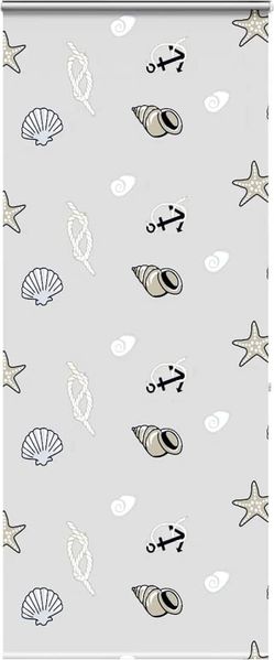 vidaXL Duschrollo mit Kassette 90x240 cm Stoffbreite 86 cm 4015011
