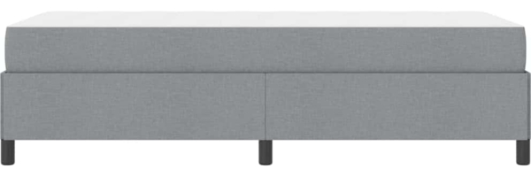 vidaXL Boxspringbett Hellgrau 100 x 200 cm Stoff 3398836 Bild 6
