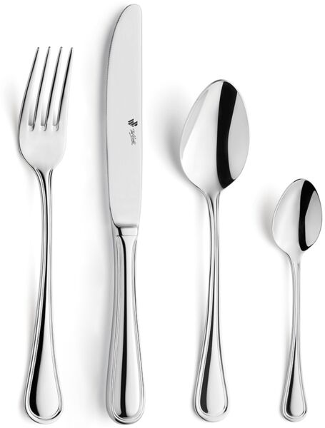 Besteck-Serie 'Altfaden', 30tlg., Edelstahl silber