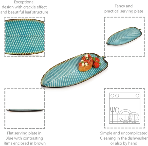 SÄNGER Servierteller Capri Blattoptik Bild 3