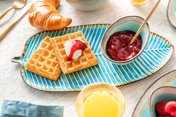 SÄNGER Servierteller Capri Blattoptik Bild 8