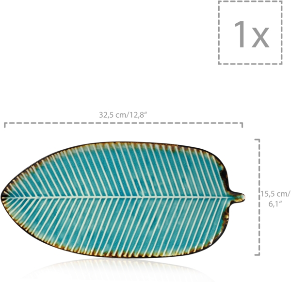 SÄNGER Servierteller Capri Blattoptik Bild 5