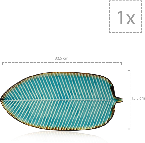 SÄNGER Servierteller Capri Blattoptik Bild 4