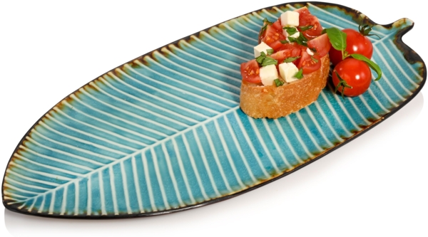 SÄNGER Servierteller Capri Blattoptik