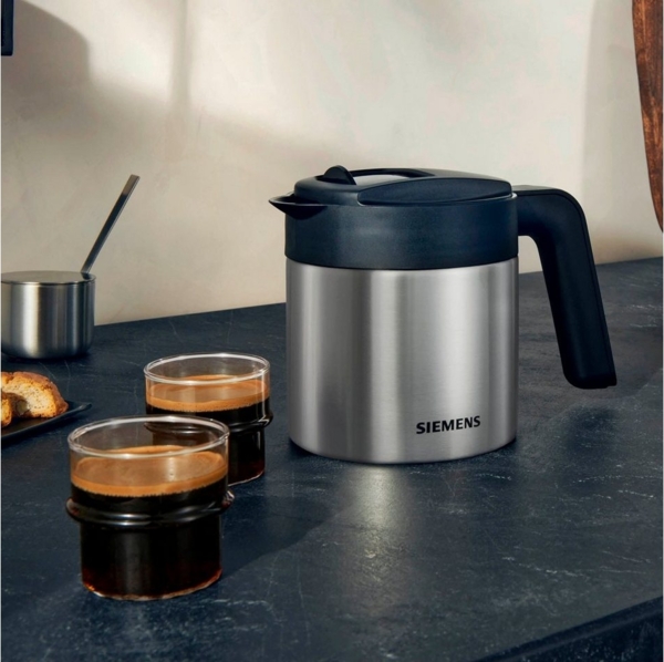SIEMENS Isolierkanne TZ40001, 1 l, Thermokanne passend zu Siemens Vollautomaten: EQ500, EQ700, EQ9 plus Bild 3
