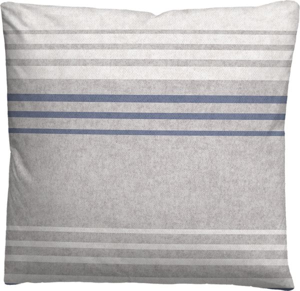 biberna Melange-Flanell Bettwäsche 0840516 QUERSTREIFEN, blau, 1x 155x220 cm + 1x 80x80 cm Bild 3