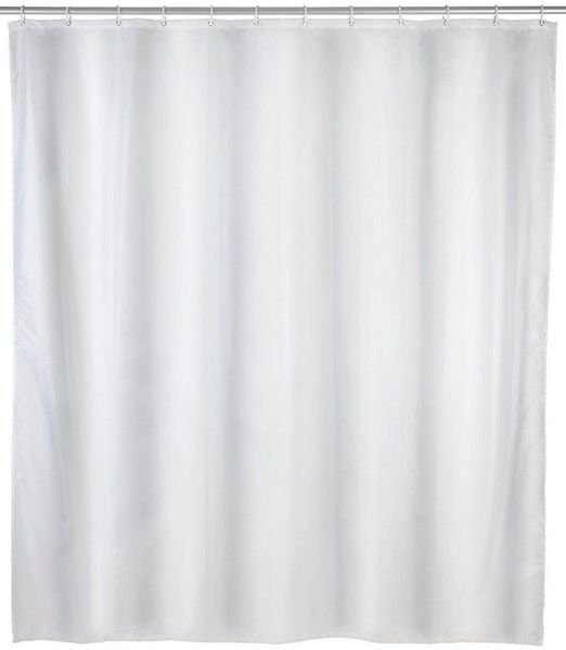 WENKO Duschvorhang Uni Breite 120 cm, Höhe 200 cm