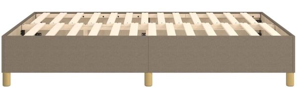Boxspringbett Taupe 140x190 cm Stoff [3120957] Bild 6