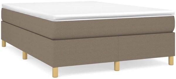 Boxspringbett Taupe 140x190 cm Stoff [3120957] Bild 2