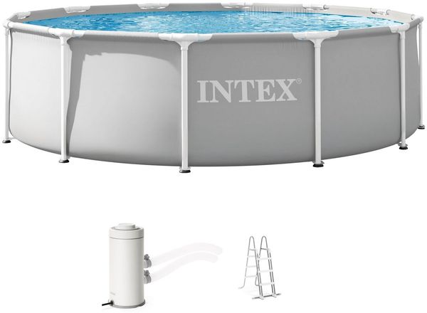 Intex 'PrismFrame' Frame Pool, rund, Ø 366x99 cm