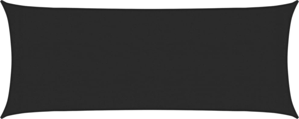 vidaXL Sonnensegel 160 g/m² Schwarz 2x4,5 m HDPE 311725