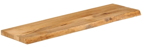 vidaXL Tischplatte mit Baumkante 100x40x2,5 cm Massivholz Mango 370444