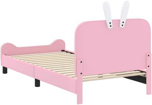 vidaXL Kinderbettgestell mit Kopfteil Rosa 90 x 200 cm PU 42011096 Bild 7