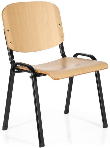 hjh OFFICE Besucherstuhl Konferenzstuhl XT 600 Holz Buche Bild 11