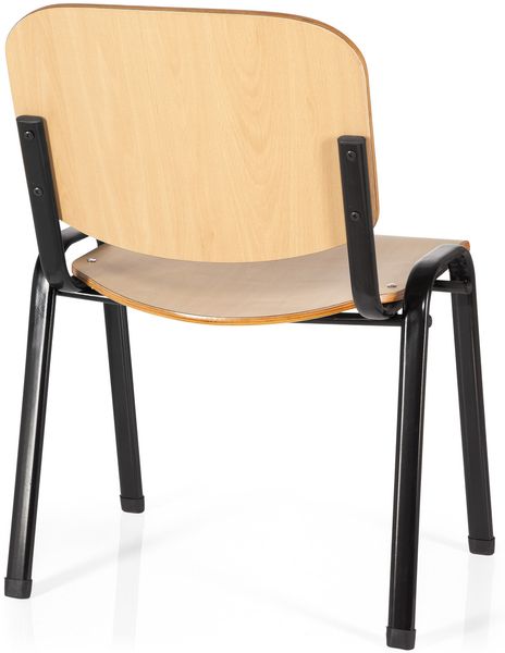 hjh OFFICE Besucherstuhl Konferenzstuhl XT 600 Holz Buche Bild 5