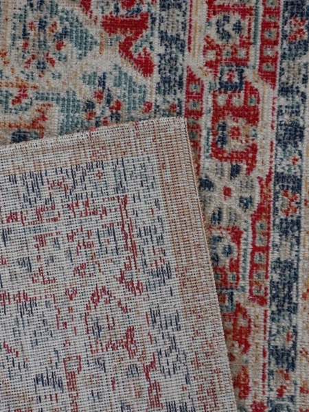 carpetfine Teppich Noah_2, rechteckig, Höhe: 3 mm, Orient Vintage Look, Wohnzimmer Bild 3