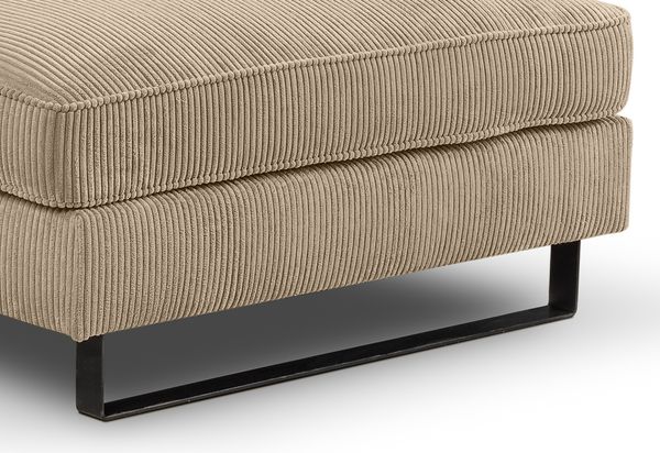 Ecksofa (B/H/T: 276x91x183 cm) in Beige Bild 5