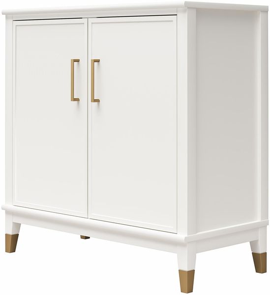 Westerleigh | Schrank mit 2 Türen aus MDF in Weiß