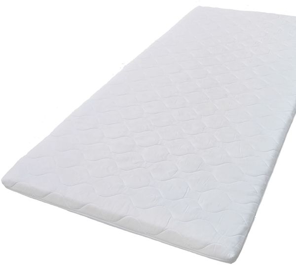 Crownmiller Topper Basic 100x200cm mittel, 7 cm Topper mit 7 Zonen, Bezug waschbar bis 60°C