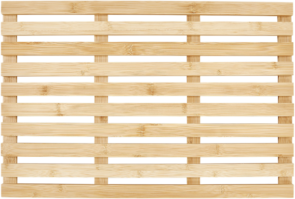 Badematte BARTOW Hellbraun 53 x 36 cm Bambusholz