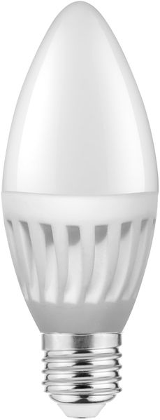 GTV LED Kerzenlampe C37 E27 10,0W 1000lm 3000K Warmweiß 230V 160° Keramik Kerzenform Glühbirne